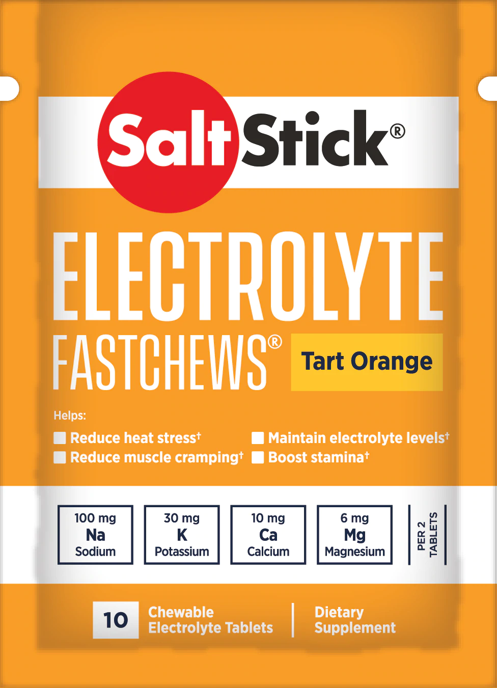SaltStick Fastchews Orange 10 stk
