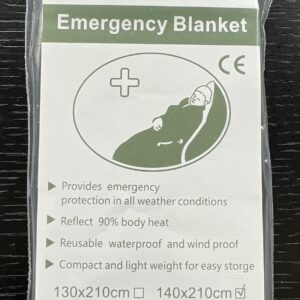 Overlevelsestæppe emergency blanket