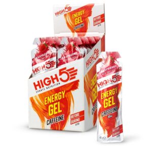 High5 Energi gel Caffeine hindbær